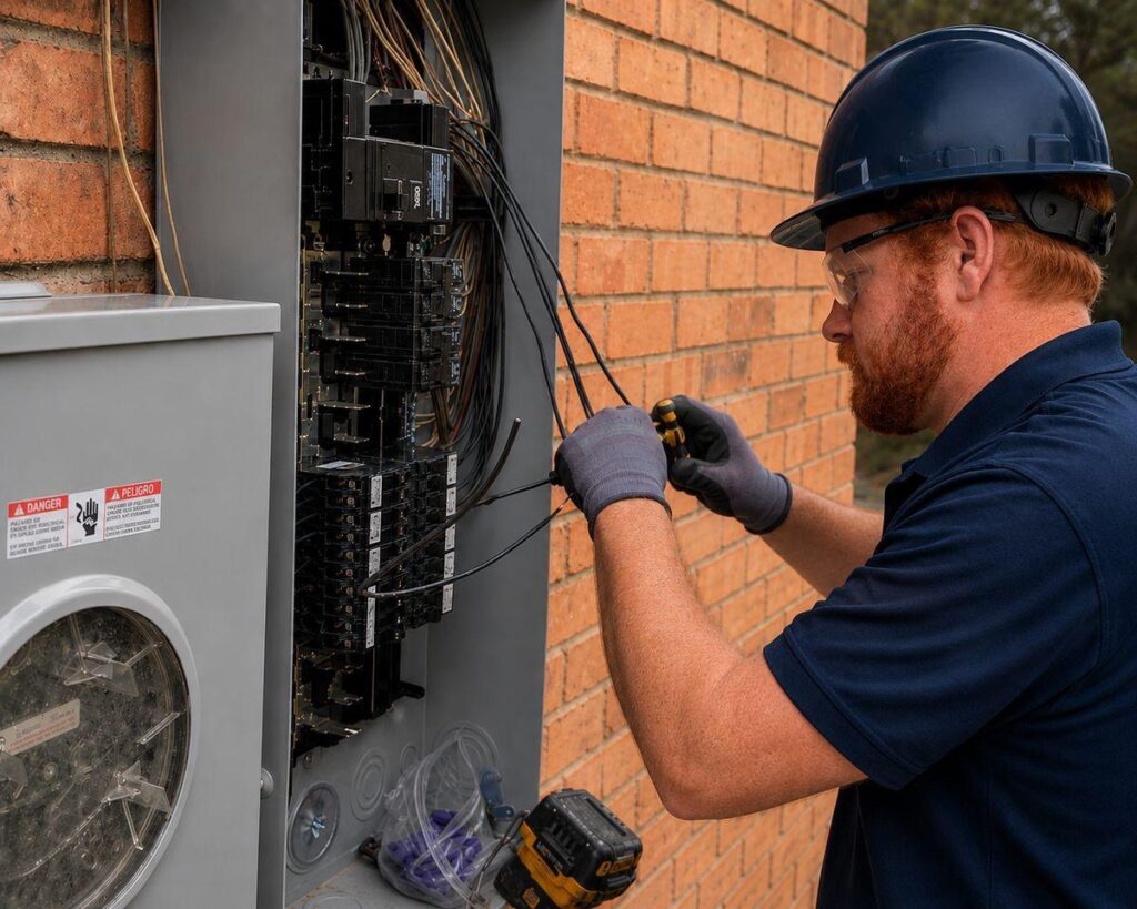 Electrical panel upgrade Tacoma HVAC electrical technician image