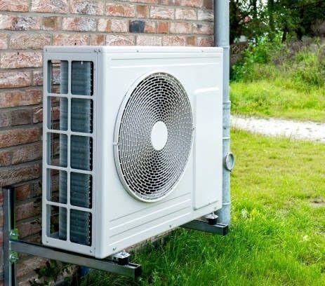 Heat pump installation Puyallup outdoor heat pump unit image